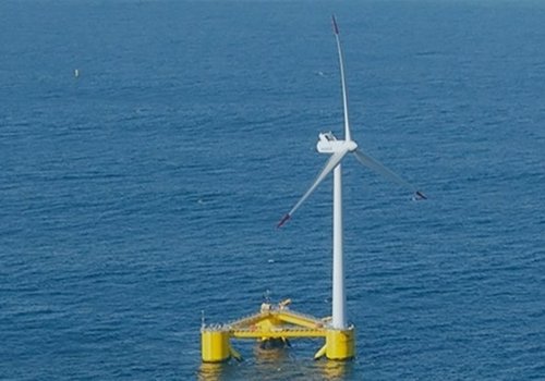 Крупнейшая в мире плавающая ветряная турбина теперь активна